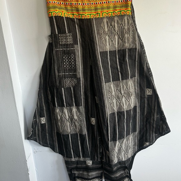 Bohemian Harem Pants with Geometric Patterns - Picture 1 of 10